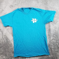 Trader Joes Shirt Mens S Blue T-Shirt Tee Crew Employee Uniform Work