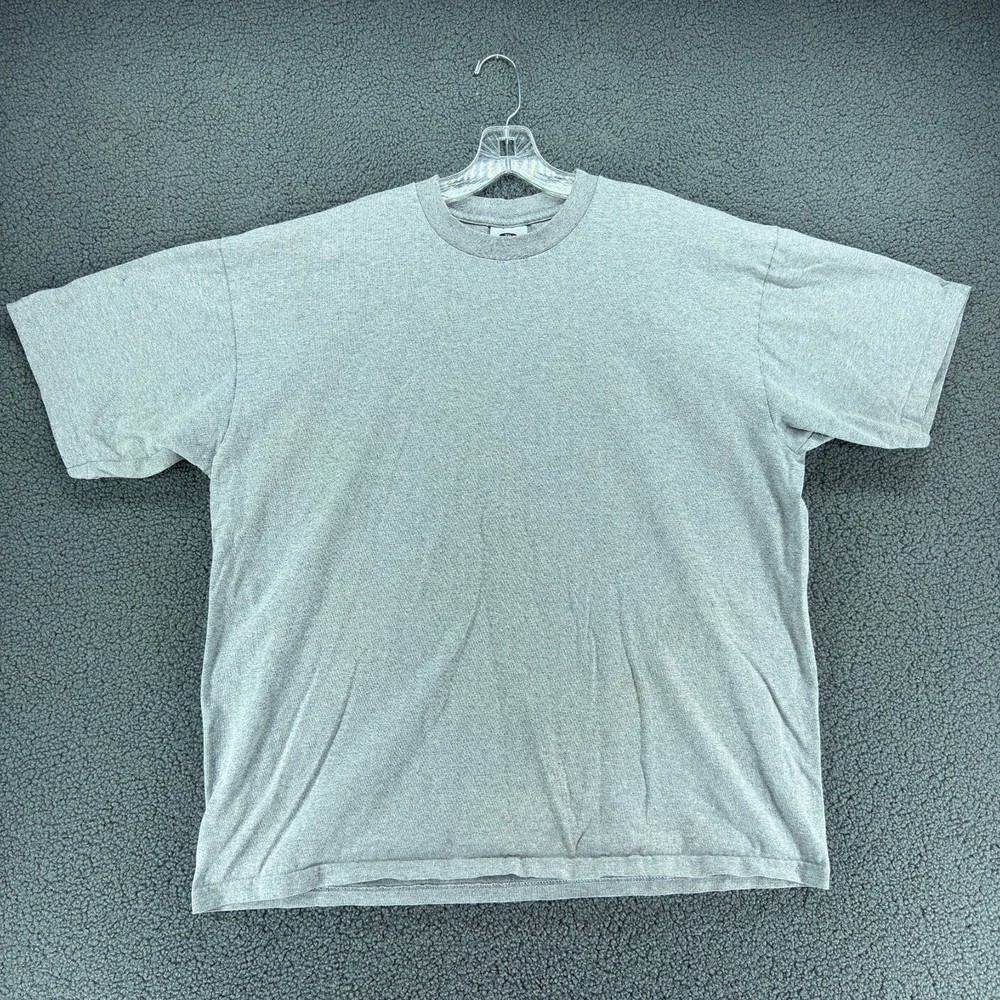 Pro Club Heavyweight T-Shirt Mens 2XL Gray Blank Crew Neck Streetwear