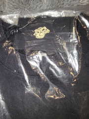 Hell is Real Distressed Grunge “Box Cut” Tee V2 in Black Drift Wash sz small