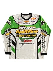 Thor Shea Bentley Kawasaki Motocross Dirtbike Jersey Y2K Reproduction Vintage