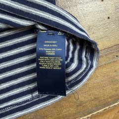 Polo Ralph Lauren Custom Slim Fit T Shirt Men’s XL Blue Gray Striped Pony Logo