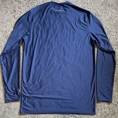 Oneill 50+ UV T-Shirt Mens 3XLT Slim Fit Blue Water Sun Shirt Long Sleeve