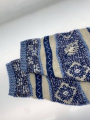 Other brands: MARK&SPENCER knit sweater (thick), XL, wool, multi-color, all-over