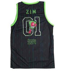 Invader Zim Basketball Jersey Style Knit Fabric Tank Top