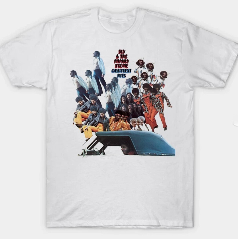 Vintage Sly and The Family Stone Greatest Hits Gift For Fans Men S-235XL Tee 11D