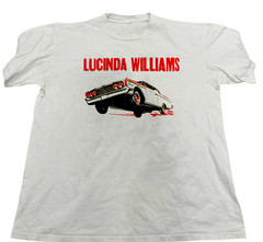 Lucinda Williams White Cotton Shirt Full size S-5XL Unisex TH103