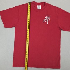 Shaka Wear Super Max Shirt Mens Large Red Heavyweight Cross Jesus Embroidered