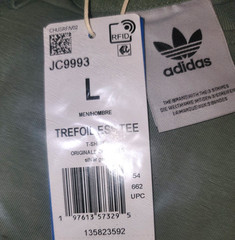 NEW MENS ADIDAS ORIGINALS ESSENTIALS TREFOIL TEE SHIRT~SIZE LARGE #JC9993 GREEN