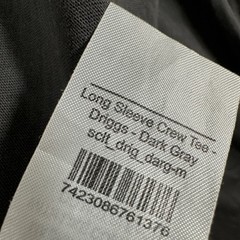 Mott & Bow Driggs Shirt Mens Medium Long Sleeve Crewneck Combed Cotton Casual