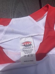 Red bull soccer jersey Made in Peru Angel #9 on the Back See description