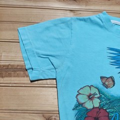 Vintage 90s Costa Rica Scarlet Macaw Parrot Hibiscus Graphic T-Shirt – Medium