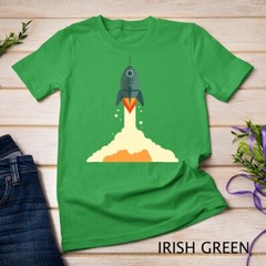 Space Rocket Astronaut T-Shirt Astronomy Exploration Unisex T-shirt