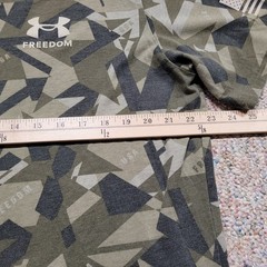 Under Armour Freedom Shirt Mens XL Green Camo Graphic Tee USA Flag 11107