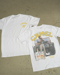 Camel Land Rover T-Shirt Vintage Off Road Rally Adventure Graphic Tee