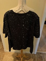 Great Oversized Men’s Tee Star Wars Darth Vader Speckled Starfield Design 2X