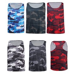 Men Gym Tank Top Vest Sleeveless Bodybuilding Fitness Muscle Workout Tee T-shirt