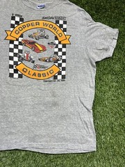 Skoal Bandit Copper World Classic NASCAR 1985 T-Shirt Men’s XL Gray USA Vintage