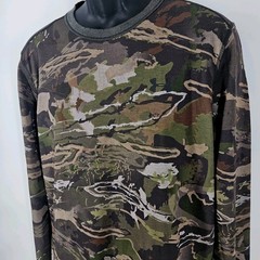 Under Armour Mid Season Kit Forest Camo Men’s Size Large Shirt Hunting Coldgear