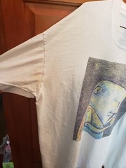 Vtg Cashing In Tapped OUT Distressed Art Alternative Grunge Band T Shirt XL