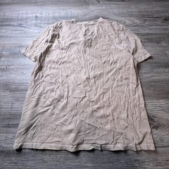 Lucky Brand Henley Shirt Mens Large Tan Short Sleeve Cotton Casual Basic Top