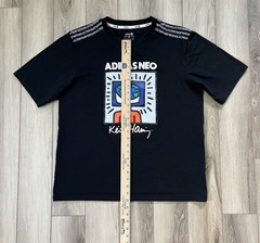 Adidas Neo x Keith Haring Drop Shoulder Sleeve T-Shirt Men’s Sz M Black Cotton