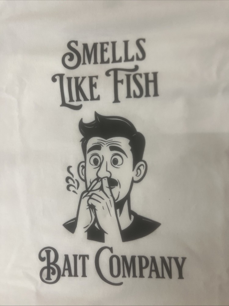 Smells Like Fish Bait Company. One In Pink Two In The Stink. Logo. Size- X-Large