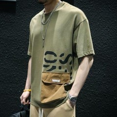 Camiseta De Verano Para Hombres Camisa Casual De Manga Corta Ropa De Moda Fiest