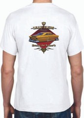 Adult DryBlend® T-Shirt – (SLEDS FOREVER – GOLD LOW RIDER HOT ROD)