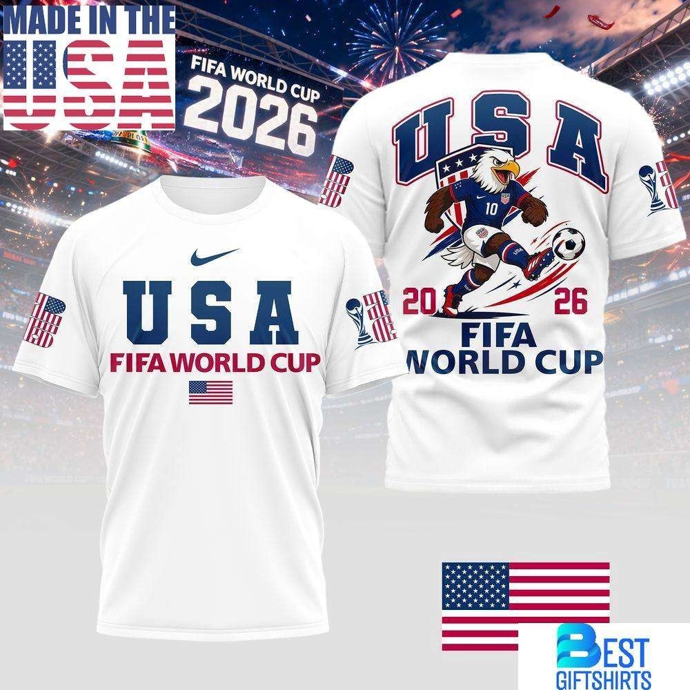 T-shirt USA World Cup 2026, Cottton T-Shirt