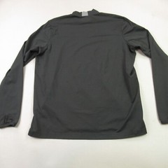 REI Shirt Mens XL Long Sleeve High Neck Outdoors Midweight Black Stretch