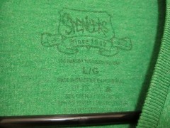 SPENCER’S SHENANIGAN’S IRISH PUB GREEN T-SHIRT ADULT MEN’S LARGE