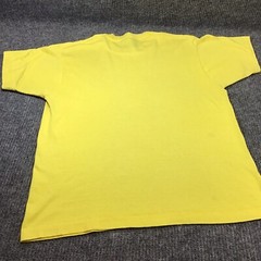 Vintage 1990s Leopard￼ Graphic T Shirt Looks Hand Painted Screen Stars Lg Yellow