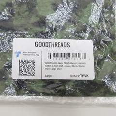 Goodthreads T-Shirt Men’s L Short Sleeve Blurred Camo 100% Cotton Lot of 3
