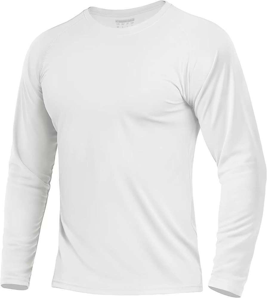 Men’s UPF 50+ Sun Protection UV Shirts Long Sleeve Quick Dry Summer Casual Tops