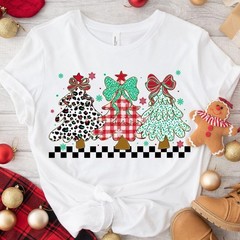 Colorful Christmas Tree Merry Christmas Shirt Christmas Holiday Gift Lovers