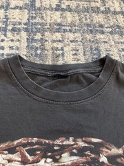 Vintage Early 2000s Slipknot Maggot Face Double Sided T Shirt Sz M Nu Metal Band