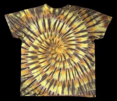 *New* 3XL & 4XL Handmade Tie Dye, Caramel Magic Bus, Crew or V-Neck