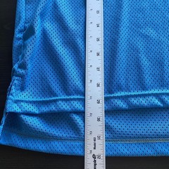 Starter Shirt Medium Vintage Mens Blue Mesh V-Neck Athletic Jersey Sportswear