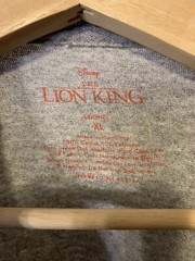 Disney The Lion King Mens Sz XL Shirt Mufasa Sarabi Simba Zazu Gray