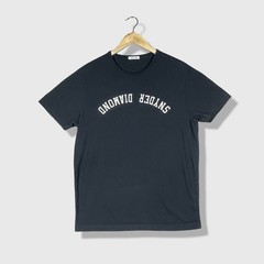 Hiro Clark Snyder Diamond T-Shirt Mens Medium Black Graphic Streetwear Tee