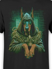 Cyber Sentinel Doberman T-Shirt | Unisex