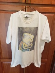 Vtg Cashing In Tapped OUT Distressed Art Alternative Grunge Band T Shirt XL