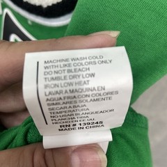 First Row Shirt Mens Green Lg spring break Double sided Streetwear Y2K Varsity