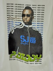 VTG Y2K Puff Daddy P Diddy T Shirt XXL Sean Combs John 69 RAP STREET USA PAINT