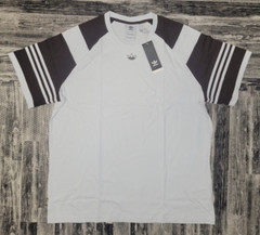 NEW MENS ADIDAS ORIGINALS TYSHAWN TREFOIL TEE SHIRT ~SIZE LARGE #JP1160 BLM
