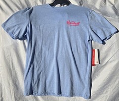 NEW Adult Large BL101 Baseball Lifestyle 101 Blue & Pink Established 2016 Shirt