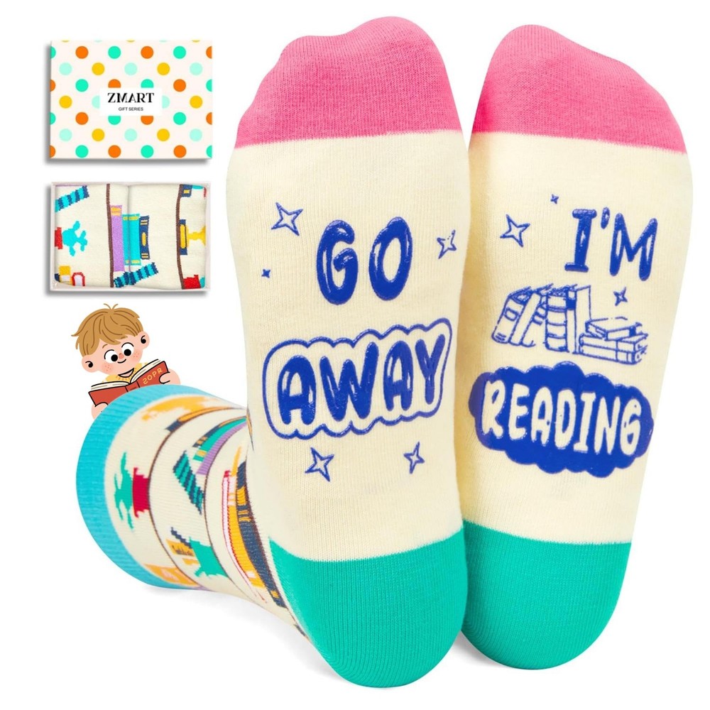 Book Lover Gifts for Readers – Funny Gifts for Women Men, Reading Socks Stock…