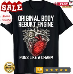 2025/Funny Open Heart Surgery Bypass Survivor Recovery for Men Gift Unisex T-Shi
