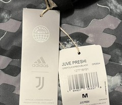 Adidas Juventus Men’s Aeroready Soccer Prematch Jersey Black Gray Size M GR2934