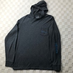Vineyard Vines Shirt Mens Small Grey Hooded Pullover Beach Preppy Whale Logo